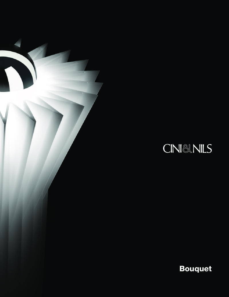 Cini&Nils Bouquet – luminária de suspensão decorativa italiana