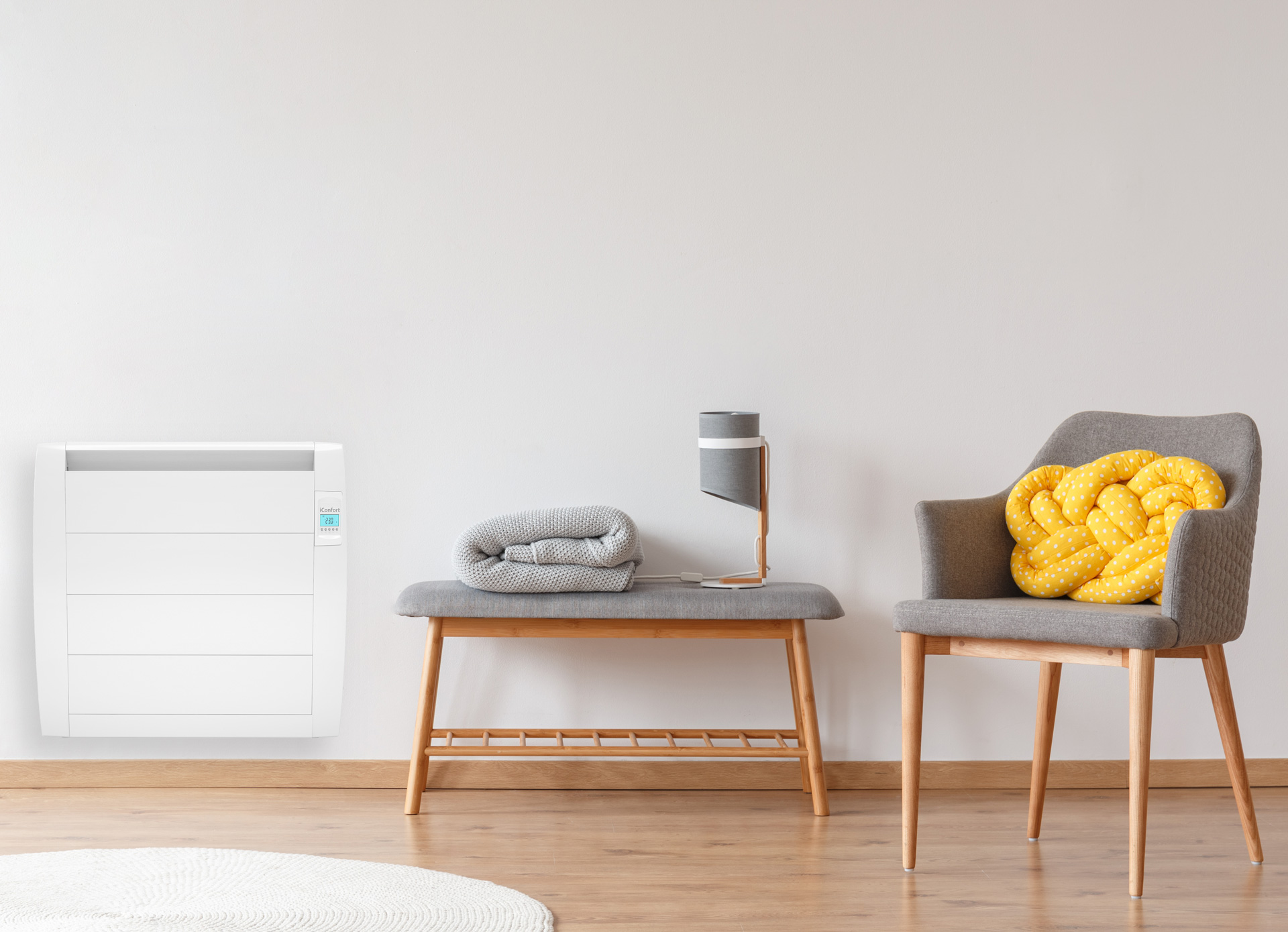 iConfort emissor térmico elétrico por infravermelhos sala moderna Portugal