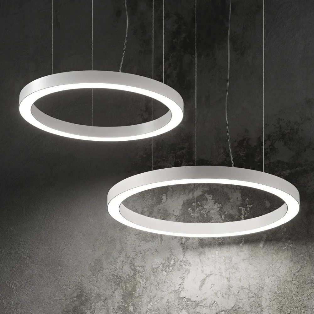 Ideal Lux Oracle pendente negro D70 minimalista design italiano Portugal