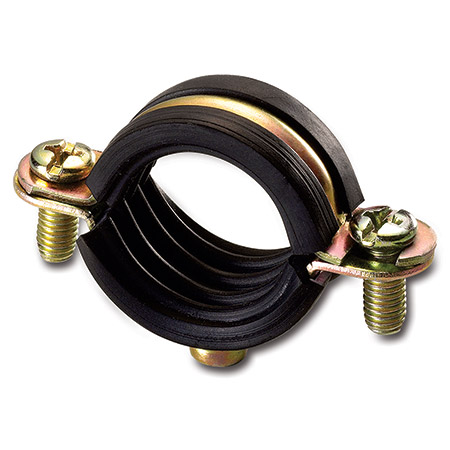 Lapafil abraçadeiras metálicas isofónicas M6 tubos água gás climatização Portugal